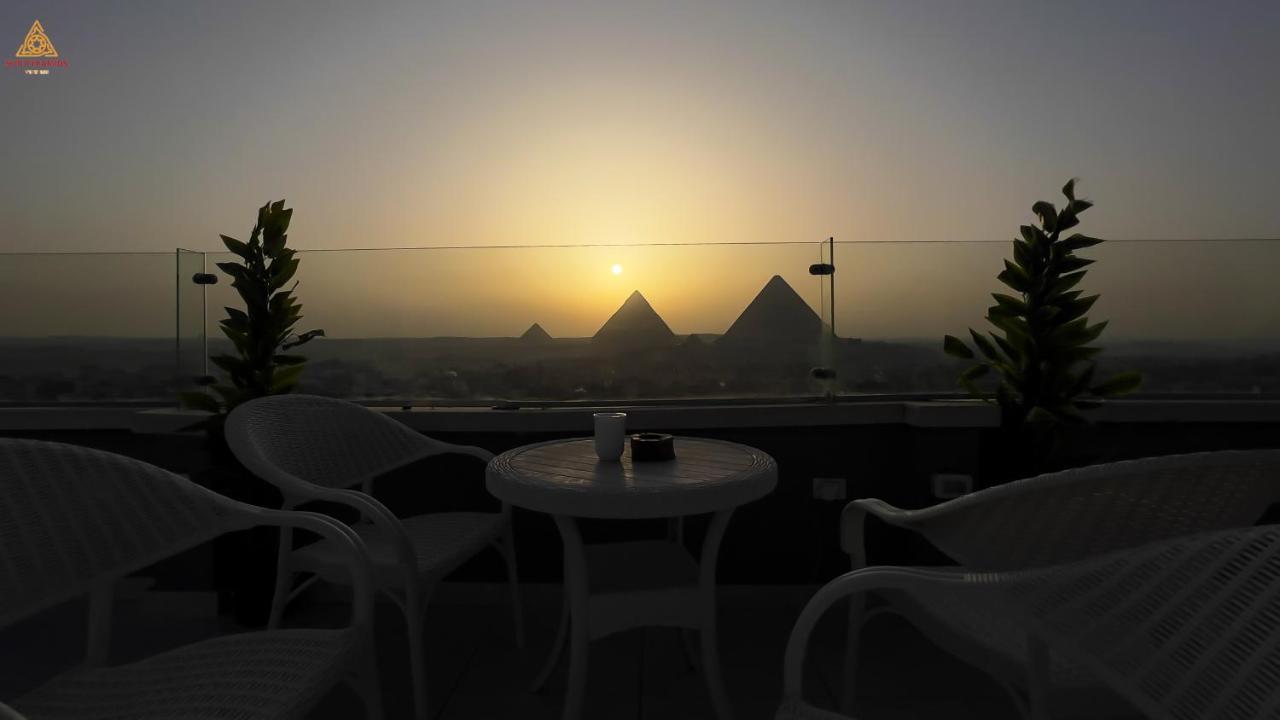 Full Pyramids View Apartment With Balcony For 8 P Kafret el-Gabal Exteriör bild